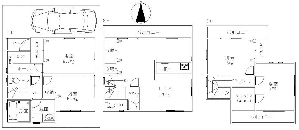 (間取) (間取)